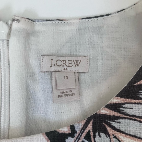 J Crew Leaf Patterned Pocketed Dress - Picture 8 of 12